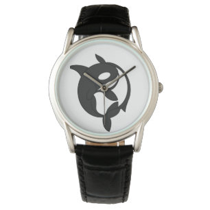 Yin-Yang Orcas eWatch Armbanduhr