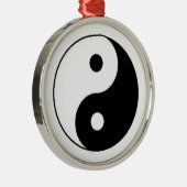 Yin Yang Ornament Aus Metall (Rechts)