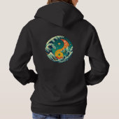 Yin Yang Ozeane Hoodie (Rückseite)