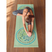 Yin Yang Pale Green Workout, Pilates und Yogamatte