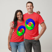 Yin Yang Papageien T-Shirt (Unisex)