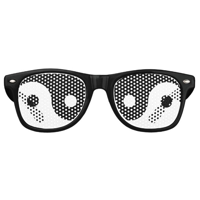 Yin Yang Partybrille (Vorderseite)