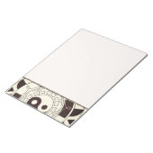 Yin Yang Pattern Notepad Notizblock (angewinkelt)