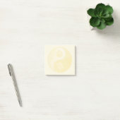 Yin Yang Paw Gold Post-it Klebezettel (Büro)