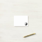 Yin Yang Paw Post-it Klebezettel (Auf Schreibtisch)
