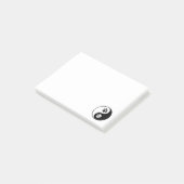Yin Yang Paw Post-it Klebezettel (angewinkelt)