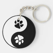 Yin Yang Paw Schlüsselanhänger (Rückseite)