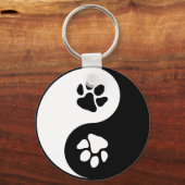 Yin Yang Paw Schlüsselanhänger (Rückseite)