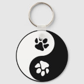 Yin Yang Paw Schlüsselanhänger (Rückseite)