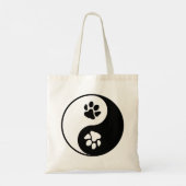 Yin Yang Paw Tragetasche (Rückseite)