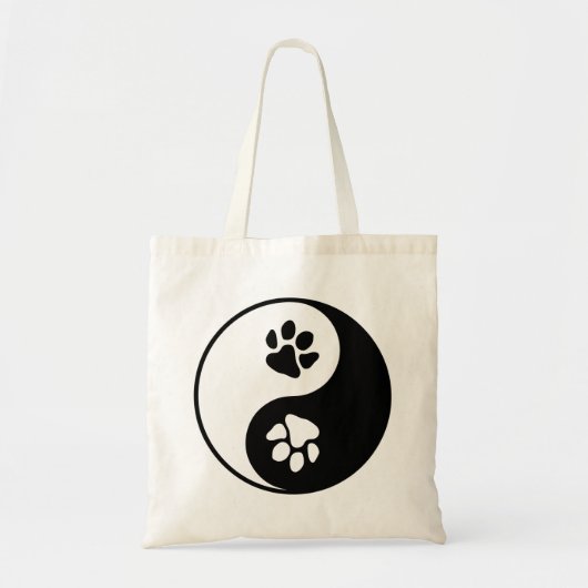 Yin Yang Paw Tragetasche (Vorne)