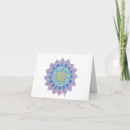 Yin Yang Peaceful Mandala Karte
