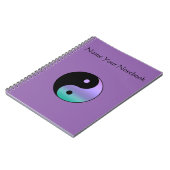 Yin-Yang personalisiertes Notizbuch, Notizblock (Linke Seite)