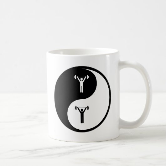 Yin Yang persönliches Training Kaffeetasse (Rechts)