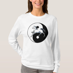 Yin Yang Pferd Shirt