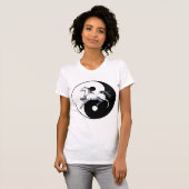 Yin Yang Pferd T-Shirt (Vorne ganz)