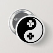Yin Yang Phlebotomy Button (Vorne & Hinten)