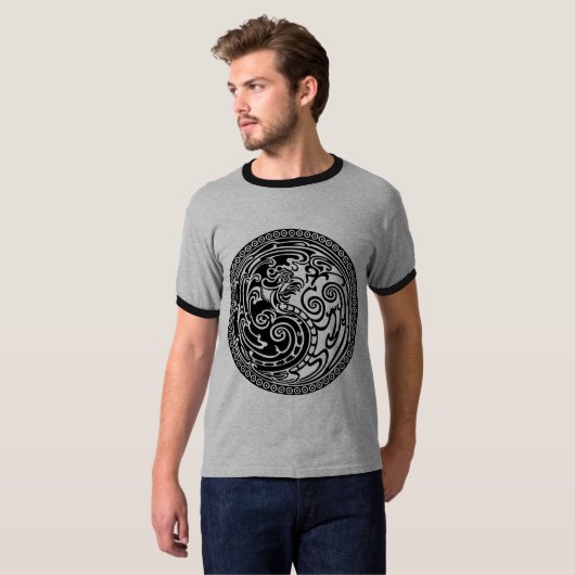 Yin Yang Phoenix T-Shirt (Vorne ganz)