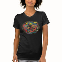Yin Yang Phoenix und Drache-Shirt