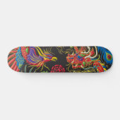 Yin Yang Phoenix und Dragon Skateboard Deck (Horizontal)