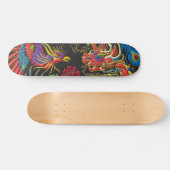 Yin Yang Phoenix und Dragon Skateboard Deck (Horizontal)