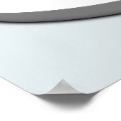 Yin Yang Pie Chart Poster (Ecke)