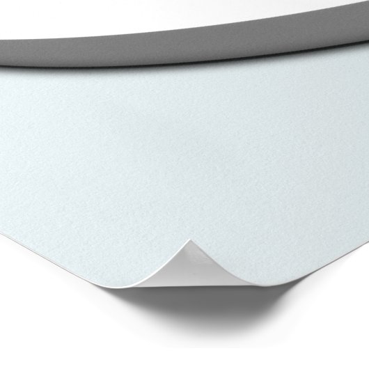 Yin Yang Pie Chart Poster (Ecke)