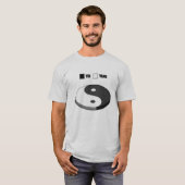Yin Yang Pie Chart T-Shirt (Vorne ganz)