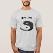 Yin Yang Pie Chart T-Shirt (Vorderseite)