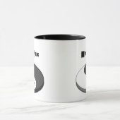 Yin Yang Pie Chart Tasse (Zentrum)