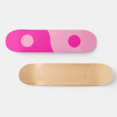 Yin Yang Pink Skateboard (Horizontal)