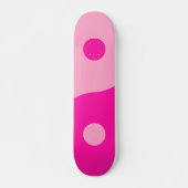 Yin Yang Pink Skateboard (Vorne)
