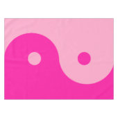 Yin Yang Pink Tischdecke (Vorderseite (Horizontal))