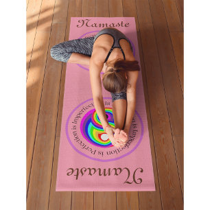 Yin Yang Pink Workout, Pilates und Yogamatte