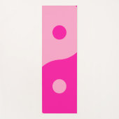 Yin Yang Pink Yogamatte (Vorderseite)