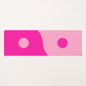 Yin Yang Pink Yogamatte (Vorderseite (Horizontal))