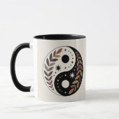 Yin Yang Plant Stars Meditation Mug Tasse (Links)