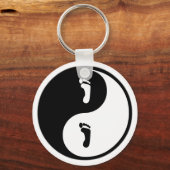 Yin Yang Podiatry Schlüsselanhänger (Vorderseite)