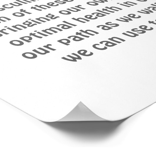 Yin Yang Poster (Ecke)