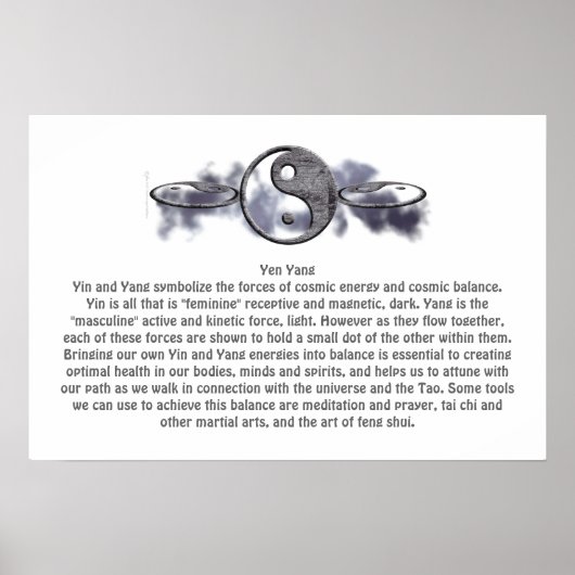 Yin Yang Poster (Vorne)