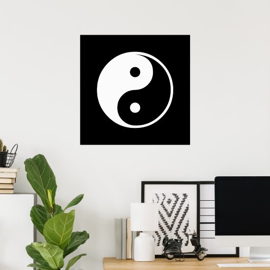 Yin Yang Poster (Heimbüro)