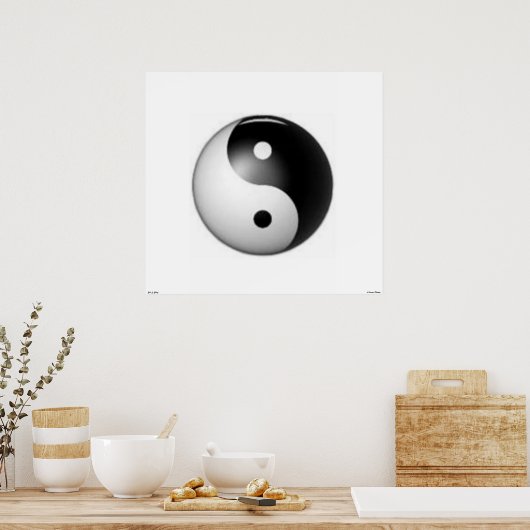 Yin & Yang Poster (Küche)