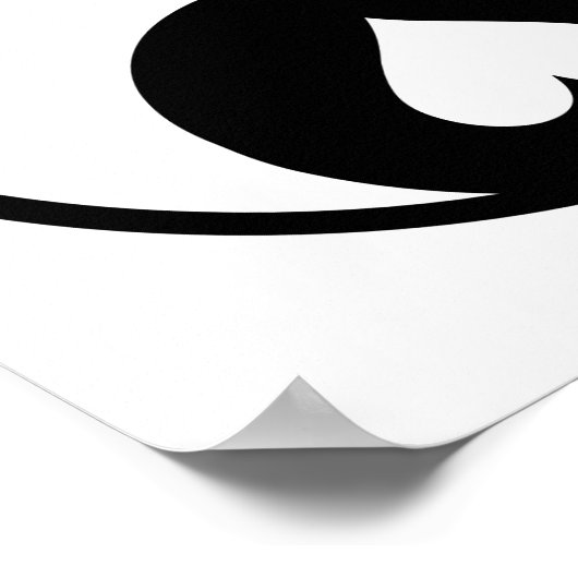 Yin Yang Poster (Ecke)