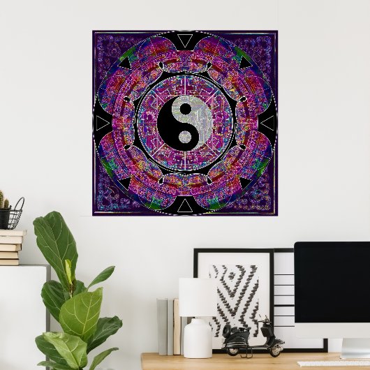 Yin Yang Poster (Heimbüro)