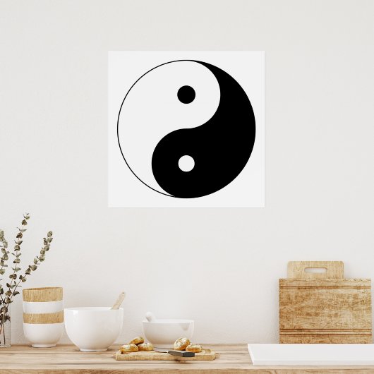 Yin Yang Poster (Küche)