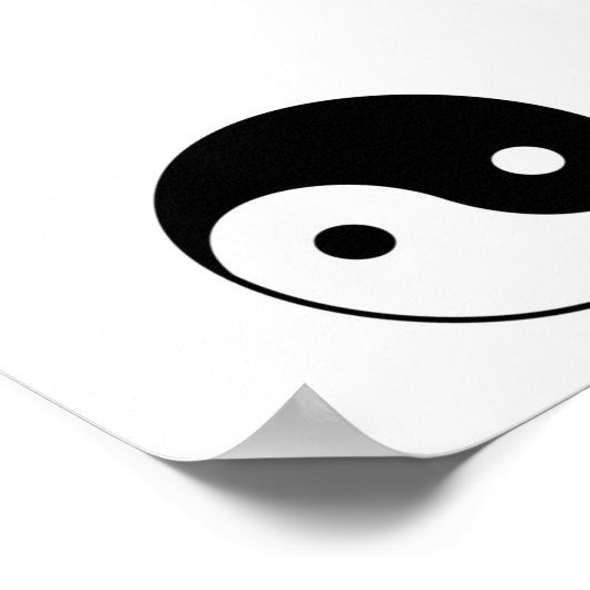 Yin-Yang Poster (Ecke)