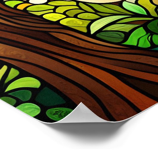 Yin Yang Poster (Ecke)