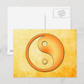 Yin Yang Postkarte (Vorne/Hinten)