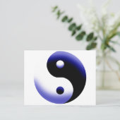 YIN YANG POSTKARTE (Stehend Vorderseite)