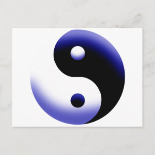 YIN YANG POSTKARTE